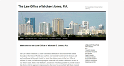 Desktop Screenshot of michaeljoneslaw.com
