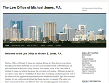 Tablet Screenshot of michaeljoneslaw.com